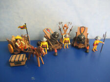 2x Große Kanone Wagen Waffenständer v Ritter 3666 Ritterburg Playmobil 4204