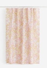 H&M Geblümter Duschvorhang /metallösen,Mehrfarbig aus Polyester,180x200cm.