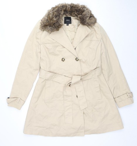 Damen beige trenchcoat - beige,