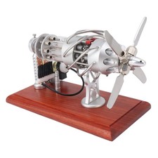 New Stirling Engine 16 Cylinders High Speed Stable High Power Air HOT