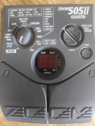 Zoom 505 multieffektgerät - ii,