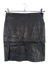 JITROIS Kunstlederrock Damen Rock Gr. DE 40 schwarz Casual-Look