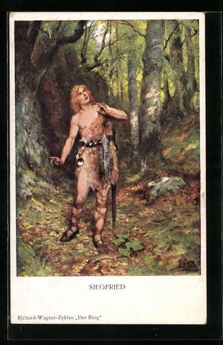 Künstler siegfried auf der - künstler-ak,