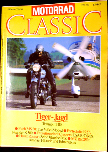 Motorrad classic triumph - motorrad, 1-91+triumph