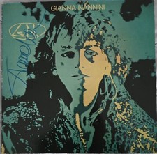 GIANNA NANNINI LP Autogramm