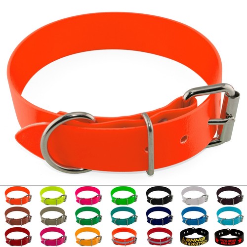 Biothane hunde halsband 38mm - biothane,