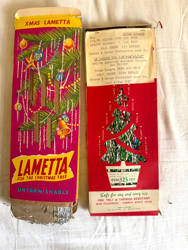 Vintage 50er jahre - jahre, lametta