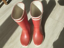 Aigle Lolly Pop Kinder Schuhe Gummi Stiefel Herbst Winter Gr. 29 rot