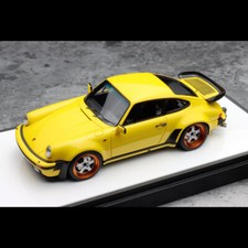 Make Up 1:43 Porsche 911 930 Turbo 3.3 1988 Resin Car Model Speed Yellow VM115B4