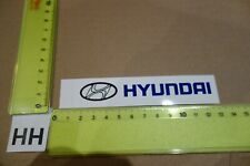 Alter Aufkleber Automobil Autohaus Werkstatt HYUNDAI Piktogramm