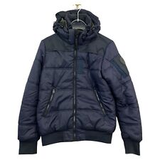 G-Star Jacke Herren S Blau Whistler HDD Bomber Kapuze Nylon