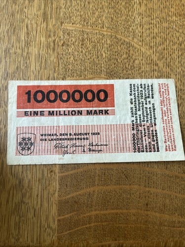 Million mark weimar - 1,