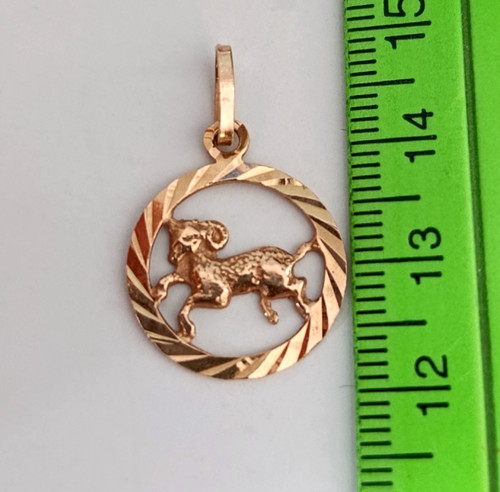Anhänger rotgold 14k 585 - anhänger,