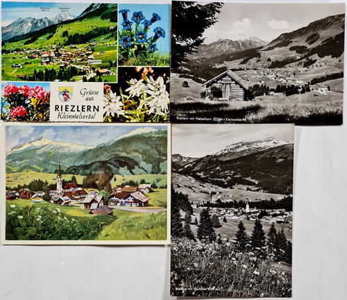 Postkarten lot riezlern im - lot, x