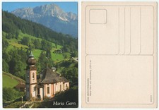 14455 - Berchtesgaden - Maria Gern mit Untersberg - alte Ansichtskarte