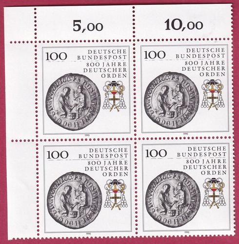 Brd 1451 viererblock mit ober - mit,