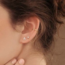 Diamond stud earrings pair - earrings,