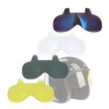 Bandit Mini Steck-Visier für fast alle Jet-helme klar gelb smoke verspiegelt neu