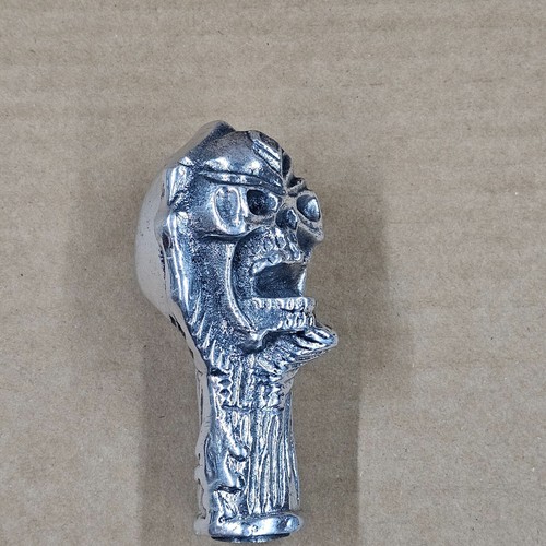 Silberner alu totenkopf - silberner,