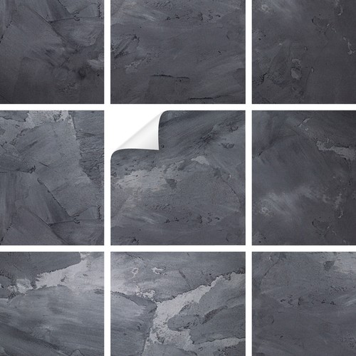 Fliesenaufkleber stucco zement - fliesenaufkleber,