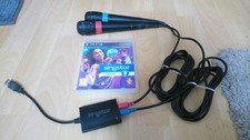 2x Singstar Mikrofone/Microphone incl. USB Converter und Spiel (getestet)