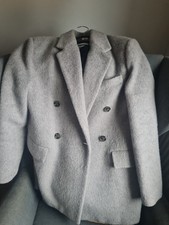 Mango Wollmantel GR M Grau