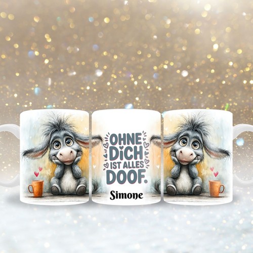 Tasse ohne dich - tasse, ist