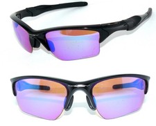 Oakley SONNENBRILLE SCHWARZ PRIZM BLAU VERSPIEGELT Half-Jacket Iridium 009144-01