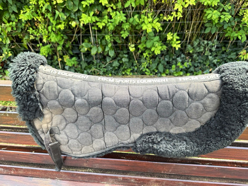 Hkm sattelpad pad grau aus - grau,
