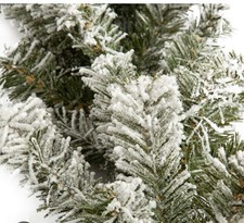 10 Meter Tannengirlande mit Schneeeffekt Weihnachtsgirlande Von VidaXL