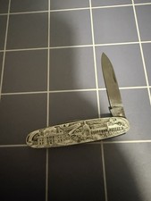 Seltenes Werbe Walther - Werke OMEGA Taschenmesser Vor 1945 Solingen Germany