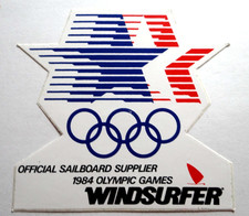 Werbe-Aufkleber Windsurfer