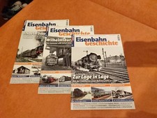 Drei Hefte Eisenbahngeschichte