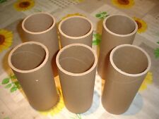 6x Rollenkerne Papphülsen Papprollen Pappröhren L=200mm, D=86mm, ID=77mm