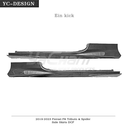 Dry carbon side - side, skirts