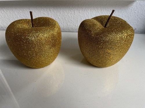 Zwei große goldene glitzer - große,