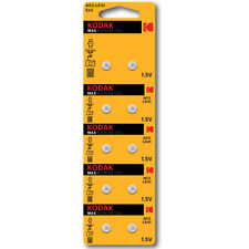 Kodak Knopfzelle AG3 LR41 LR736 392 Uhrenbatterien 10 Stück Alkaline Knopfzellen