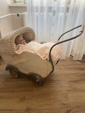 Puppenwagen, Korb, 50er/60er Jahre, guter Zustand