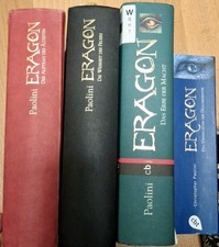 CHRISTOPHER PAOLINI Eragon 1 2 3 4  Vermächtnis des Drachenreiters 4x Buch GEBUN