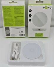 Ladegerät Kabellos Qi Wireless charger induktive Ladestation Ladekabel weiß NEU