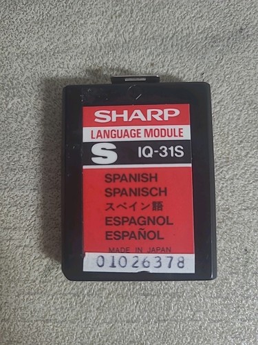 Vintage sharp 31s - vintage, iq-31s