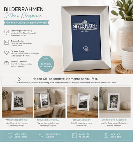 Bilderrahmen silberlock
