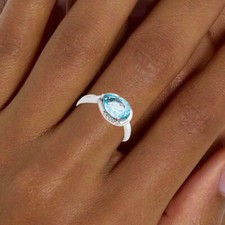 Damen Ring 585 Weißgold