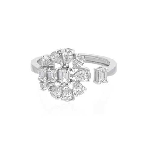 Blume haufen ring - haufen, karat