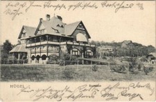 Old postcard Essen hill