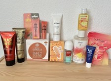 Beauty Paket aus Glossybox, Brigittebox Dr. PAWPAW, Bubble T., Dove, HUYGENS NEU