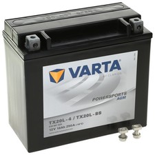 Motorrad Batterie VARTA TX20L-BS YTX20L-BS AGM 12V 18Ah 250A geschlossen
