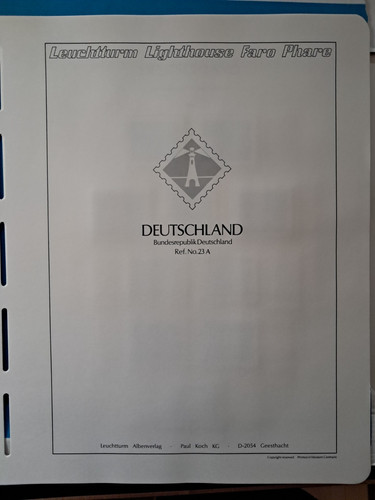 Leuchtturm vordruckalbum bund - leuchtturm,