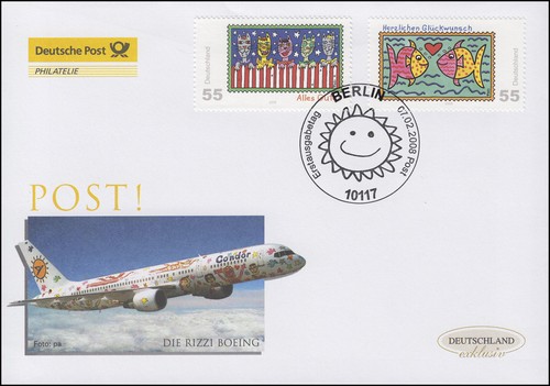 2644 2645 post grußmarken - post,
