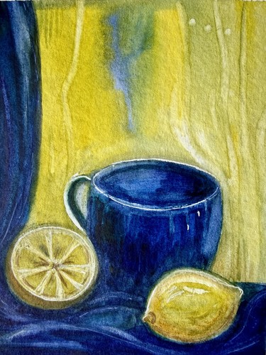 Aquarelle bild gemälde 12x15 - bild,